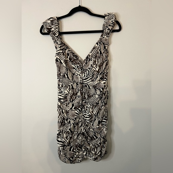 Aritzia Wilfred Veda Animal Print Mini Dress - Picture 9 of 9